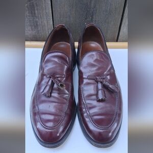 Allen Edmonds Burgundy Tassel Loafers